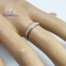 แหวนทองคำขาว แหวนเพชร แหวนแต่งงาน แหวนหมั้น - R1371wg